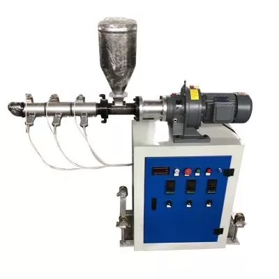 Mini jednošnekový extruder